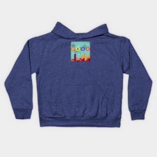 JRAD - cityscape design Kids Hoodie